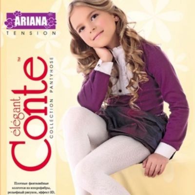 Conte Ariana 60 Den - Fantasy Opaque Tights for Girls - 4yr 6yr 10yr (8?-100??)